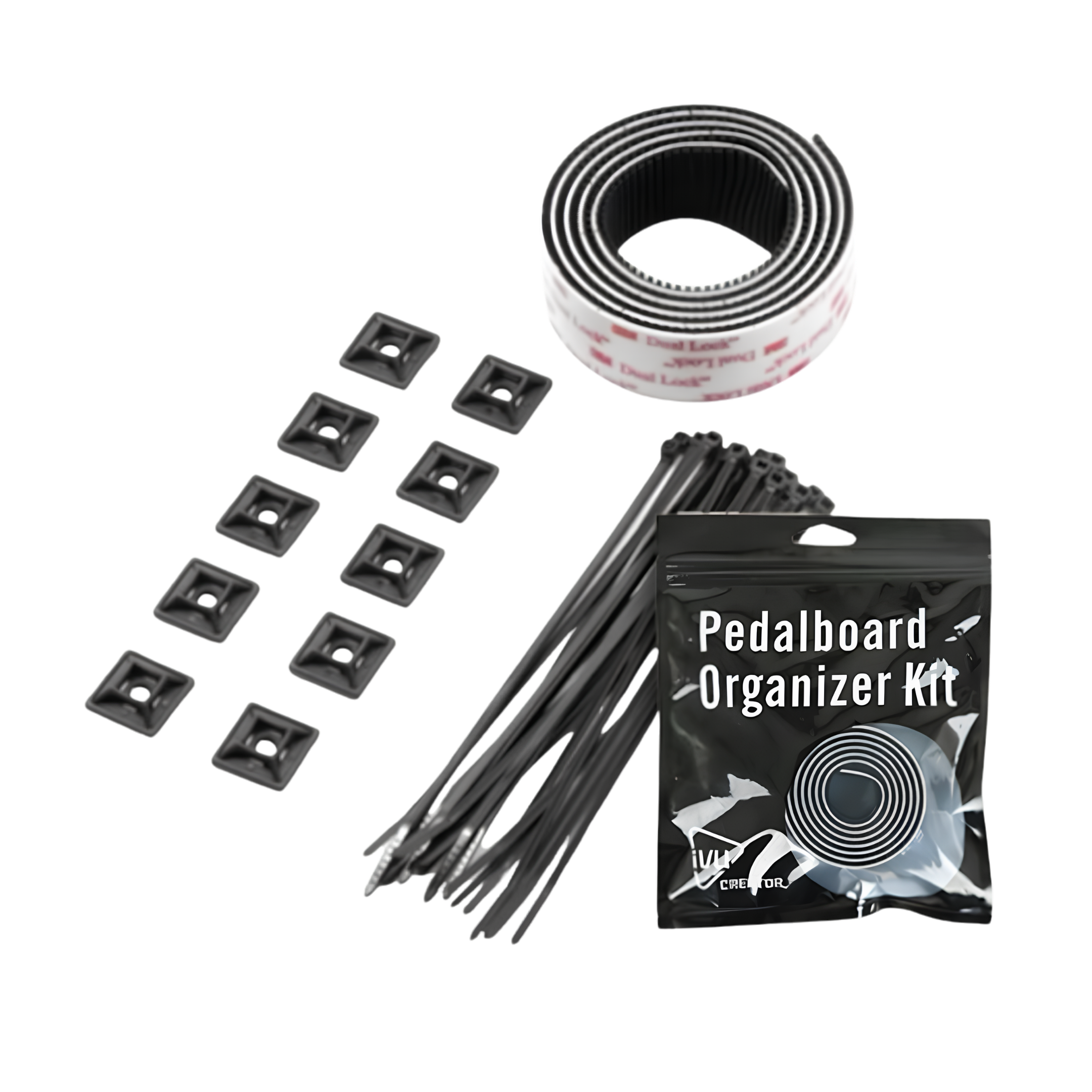IVU CREATOR Adhesive Velcro Pedalboard Kit Organizer POK-01