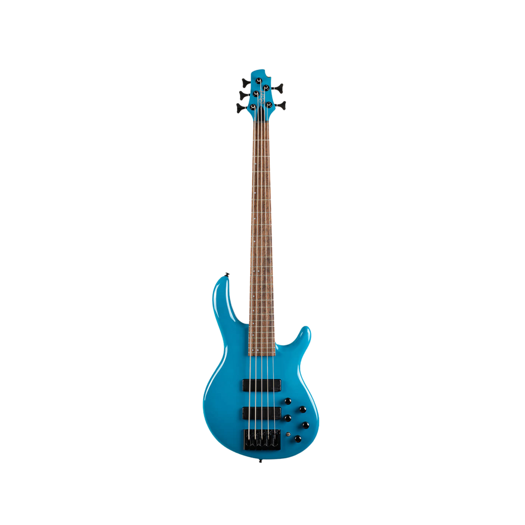 CORT C5 Deluxe CBL Blue Bass Electric Guitar 5 String
