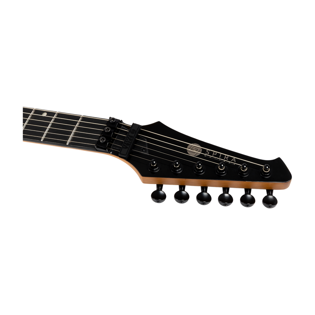 SPIRA S420 BK Stratocaster Electric Guitar Black
