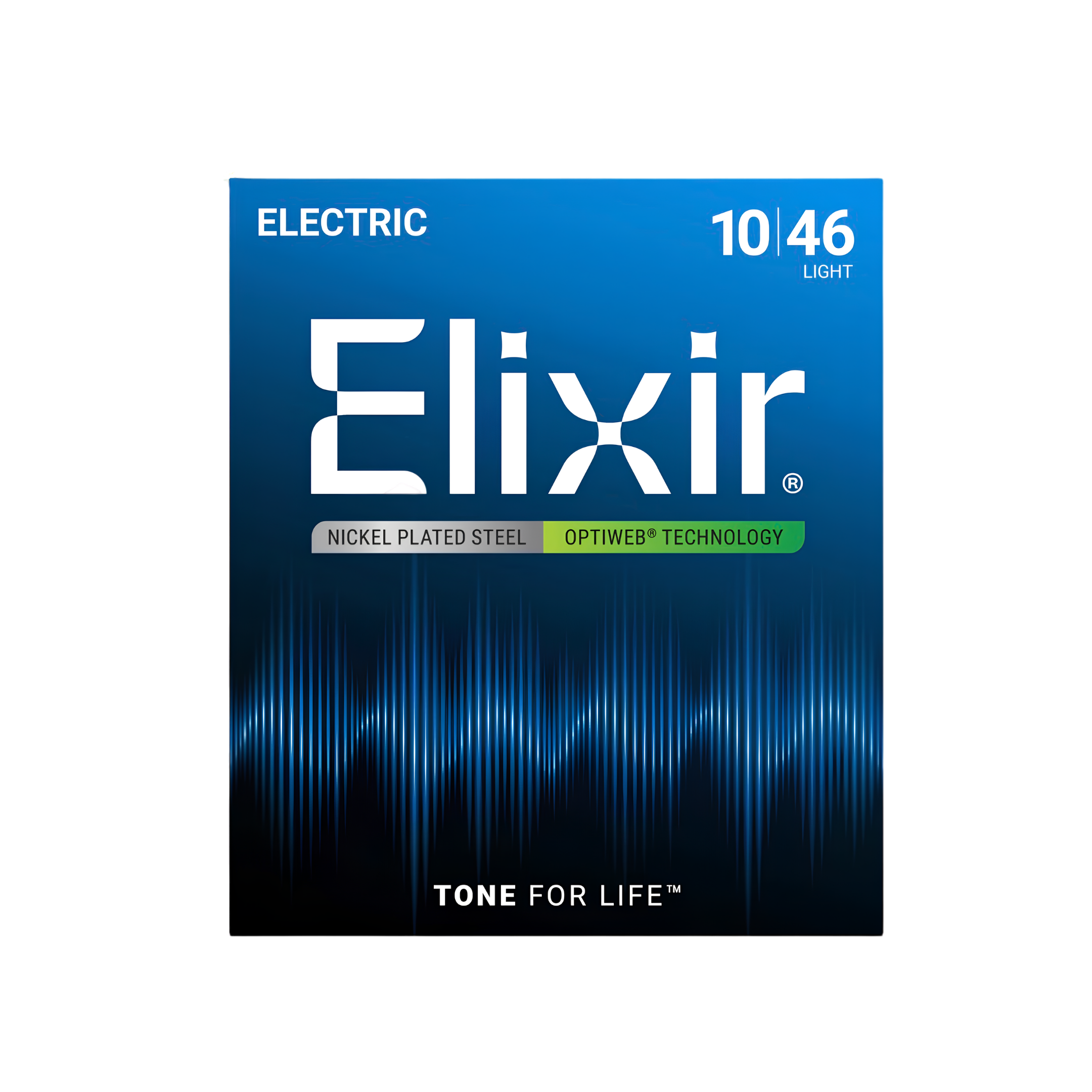 ELIXIR 19052 Optiweb Electric Guitar Strings, Light, 10-46