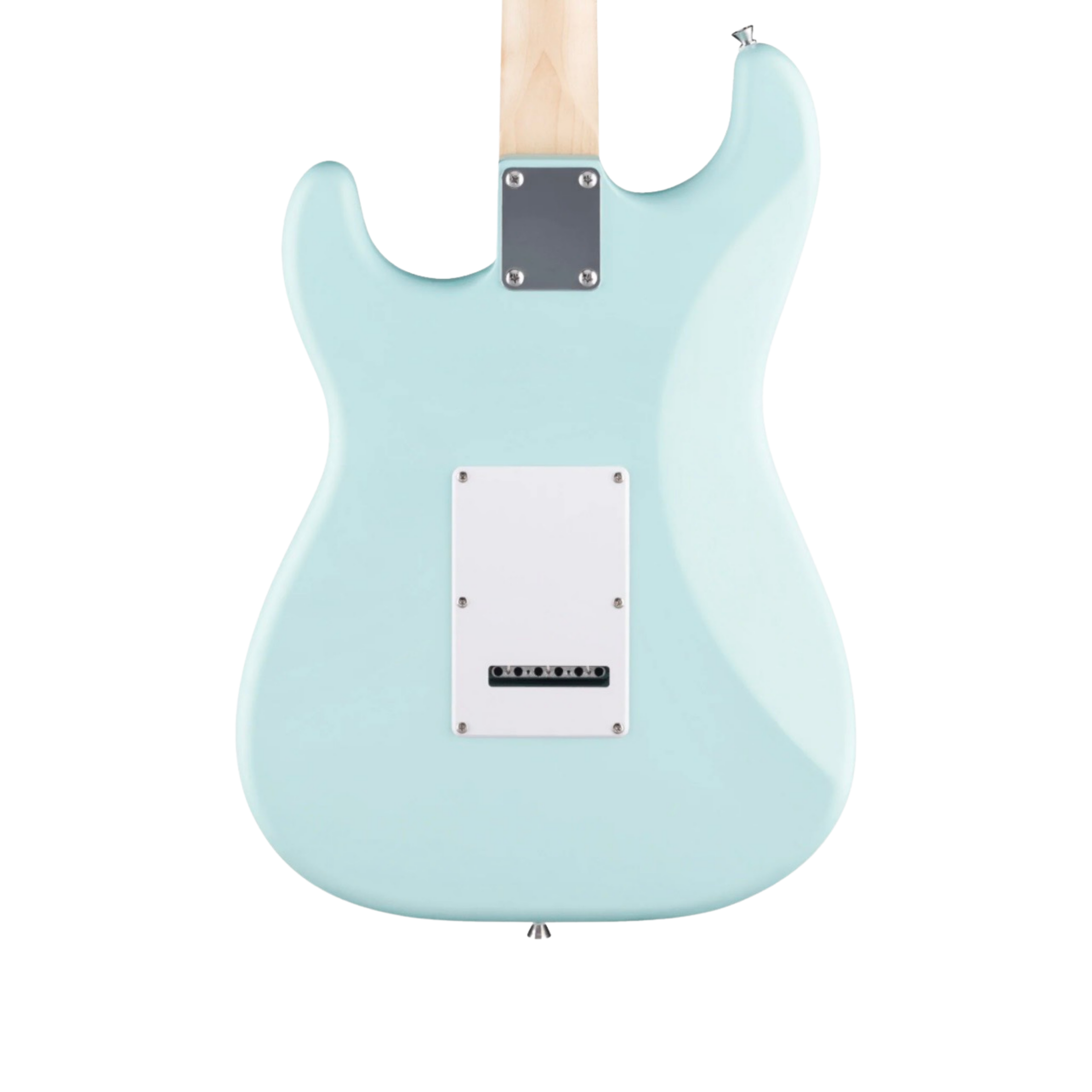 SQUIER Debut Series Stratocaster HSS Electric Guitar, Laurel FB, Daphne Blue