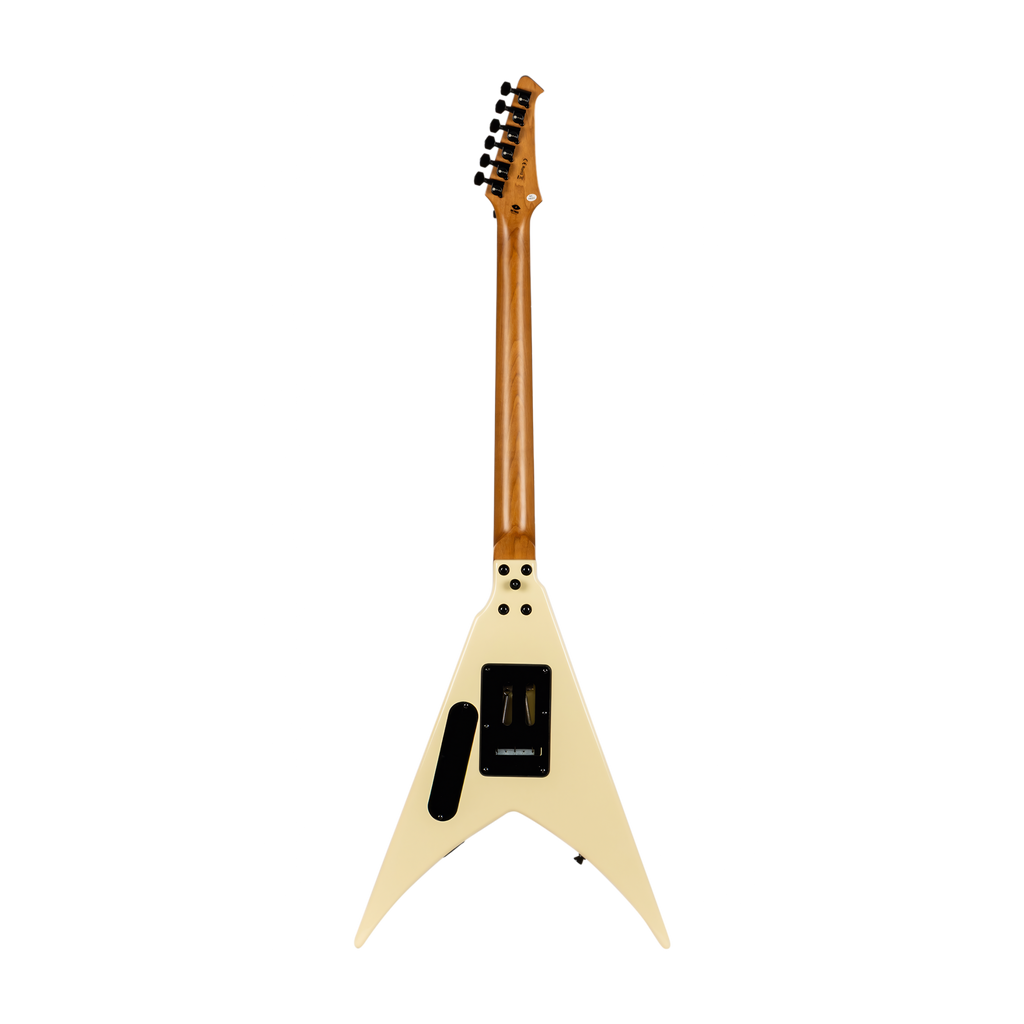 SPIRA V420 AWH Electric Guitar Alpine White with Pinstripe