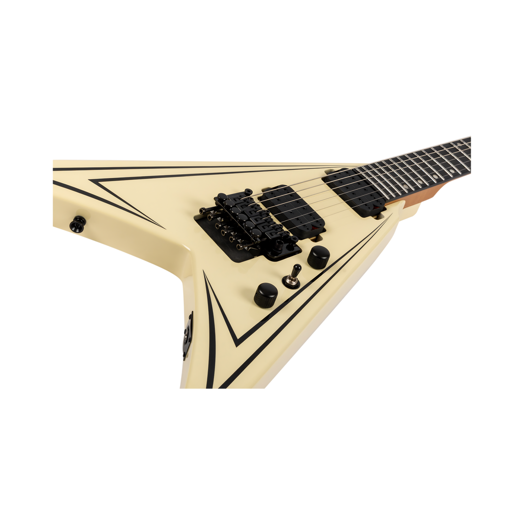 SPIRA V420 AWH Electric Guitar Alpine White with Pinstripe