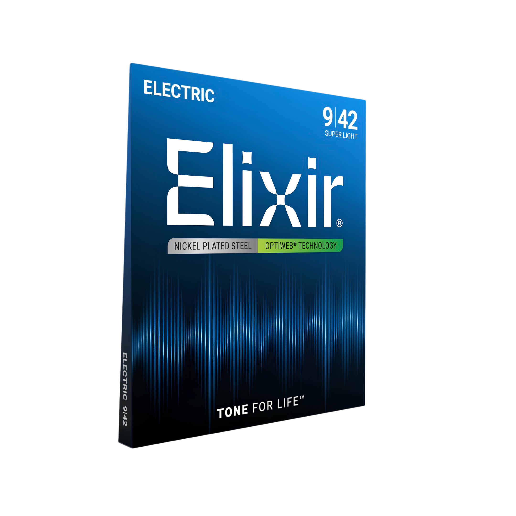ELIXIR 19002 Optiweb Electric Guitar Strings, Super Light, 09-42