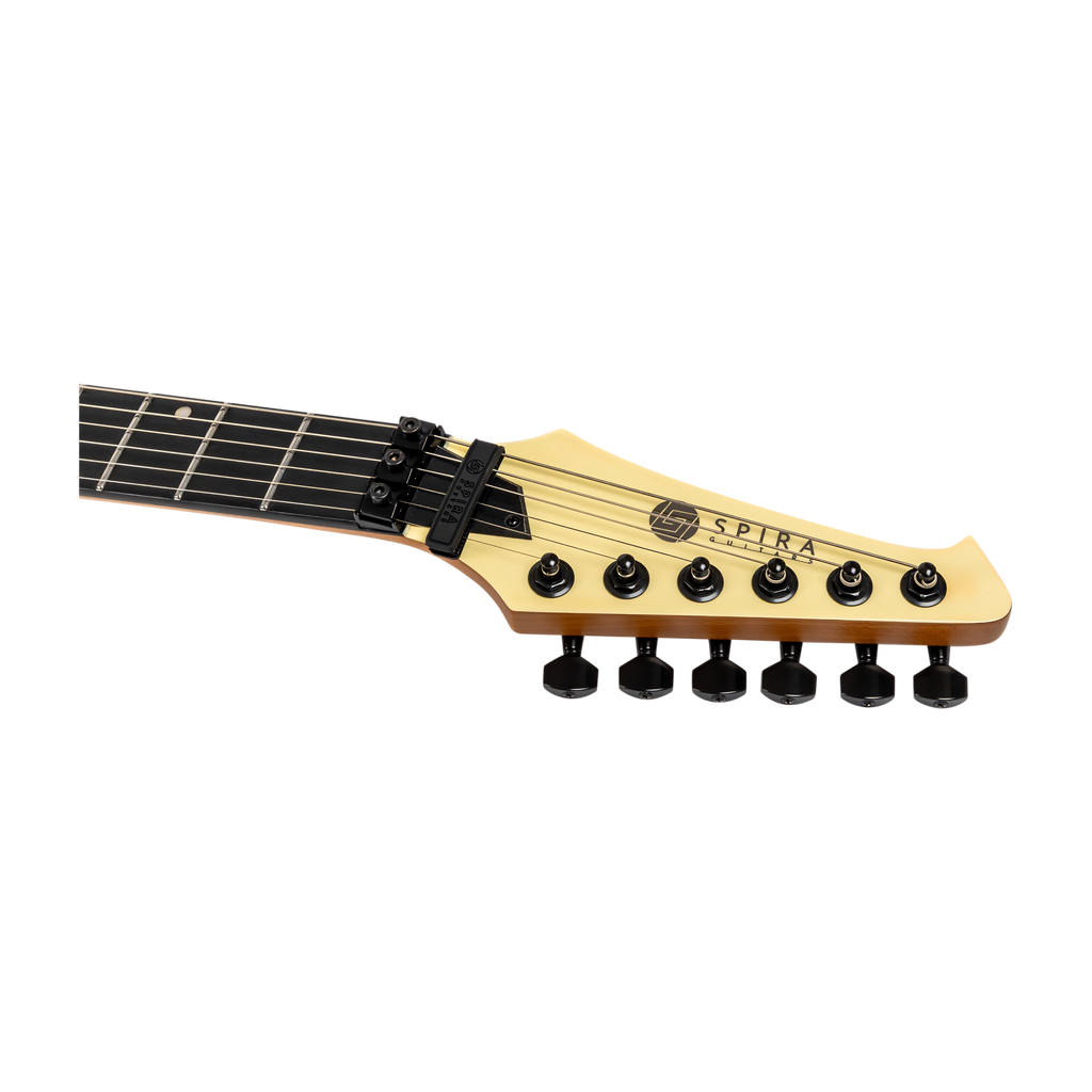SPIRA V420 AWH Electric Guitar Alpine White with Pinstripe