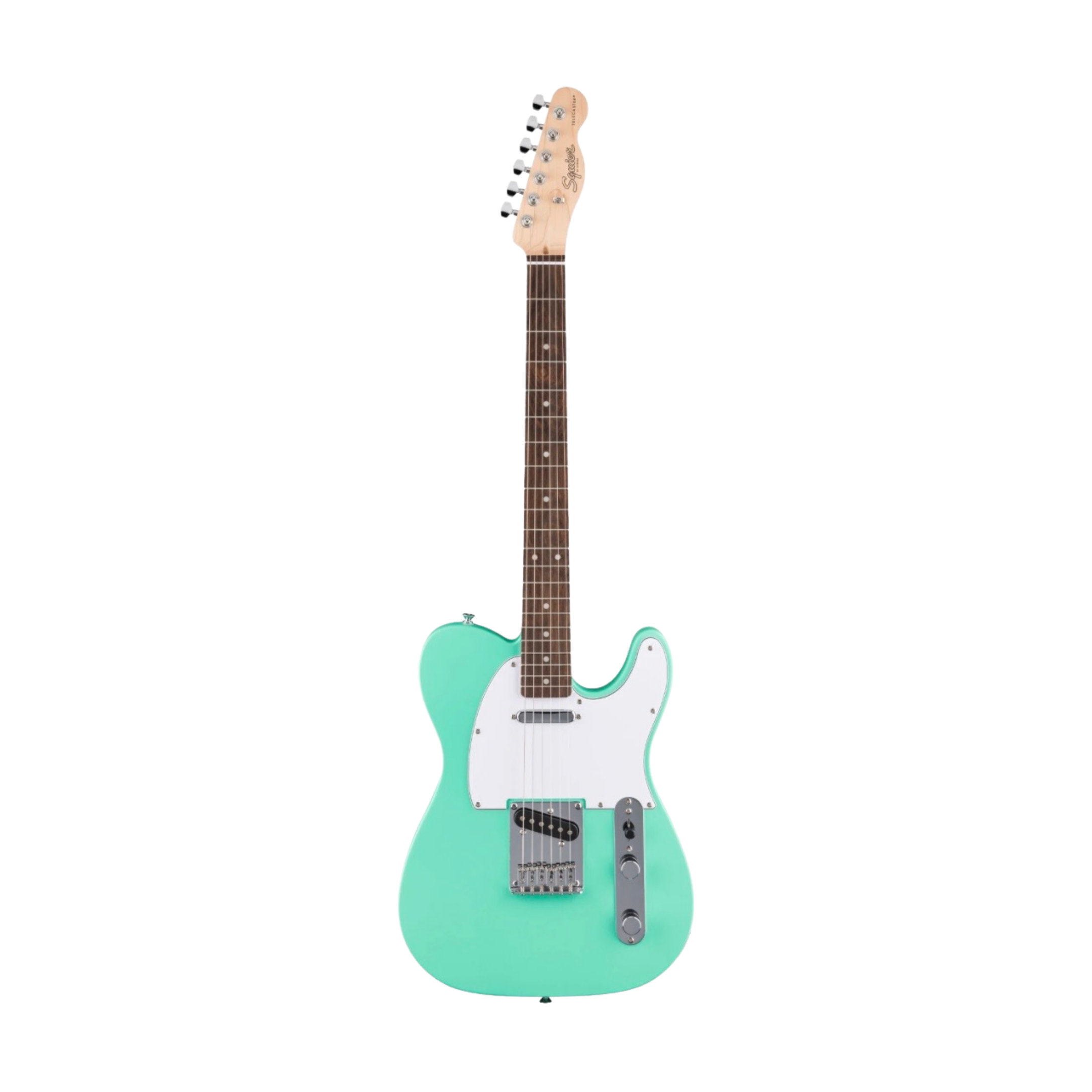SQUIER Debut Series Telecaster Electric Guitar, Laurel FB, Sea Foam Green