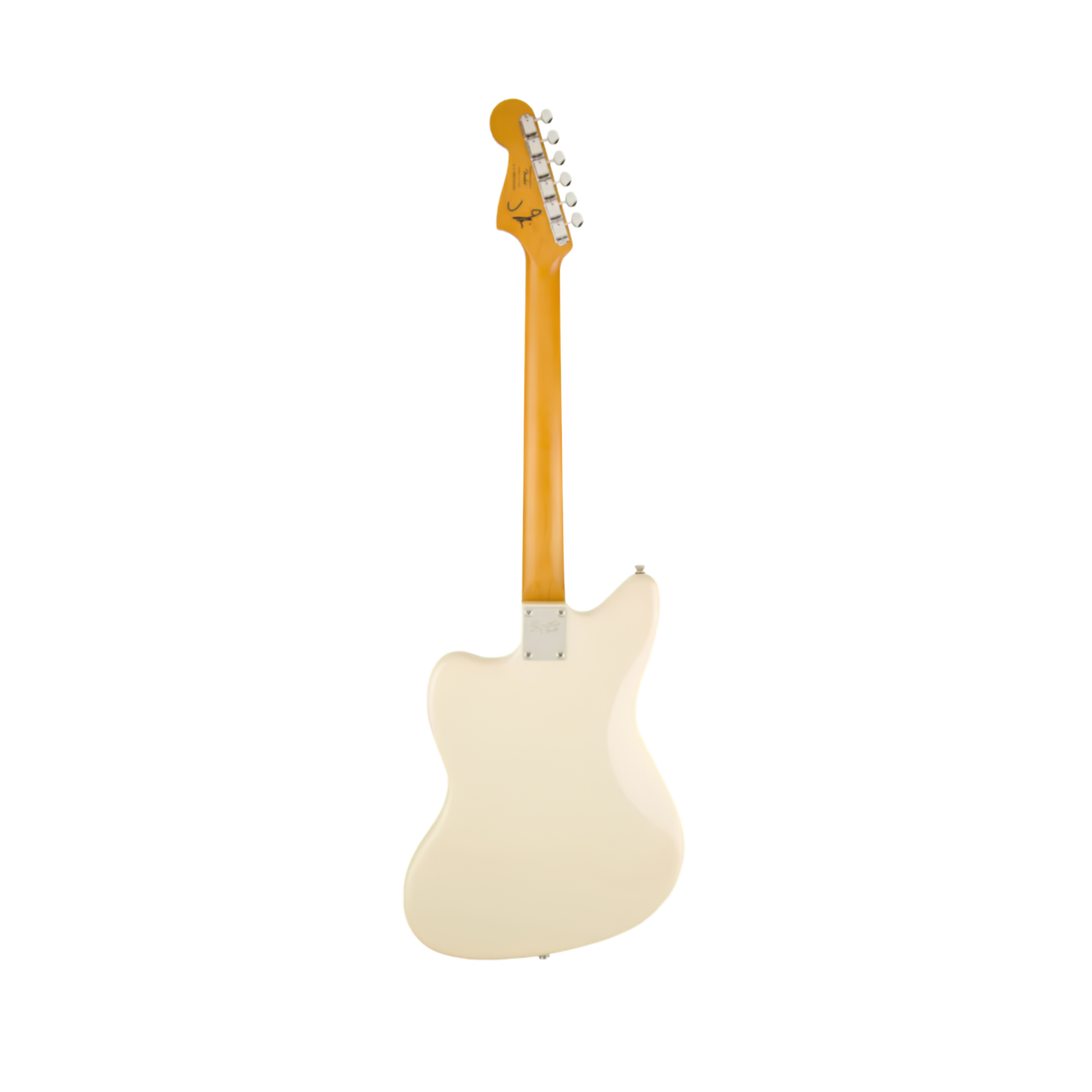 SQUIER J Mascis Signature Jazzmaster Electric Guitar, Laurel FB, Vintage White
