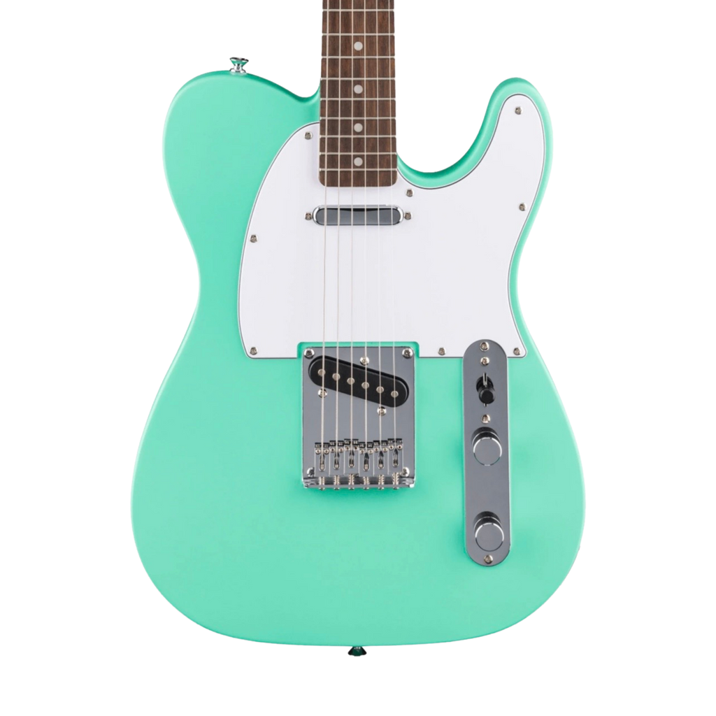 SQUIER Debut Series Telecaster Electric Guitar, Laurel FB, Sea Foam Green