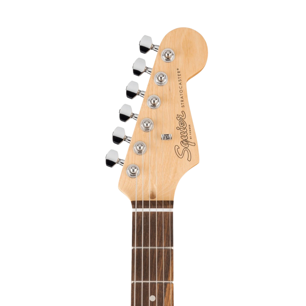 SQUIER Debut Series Stratocaster HSS Electric Guitar, Laurel FB, Dakota Red