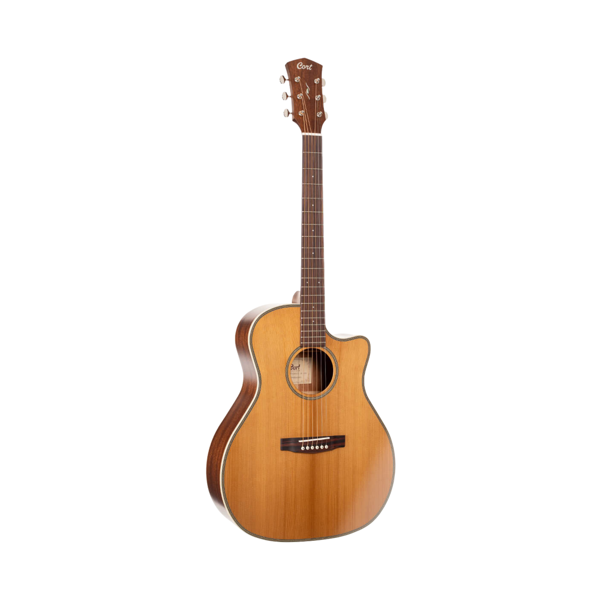 CORT Essence ES GA4 NSG Natural Glossy Acoustic Electric Guitar