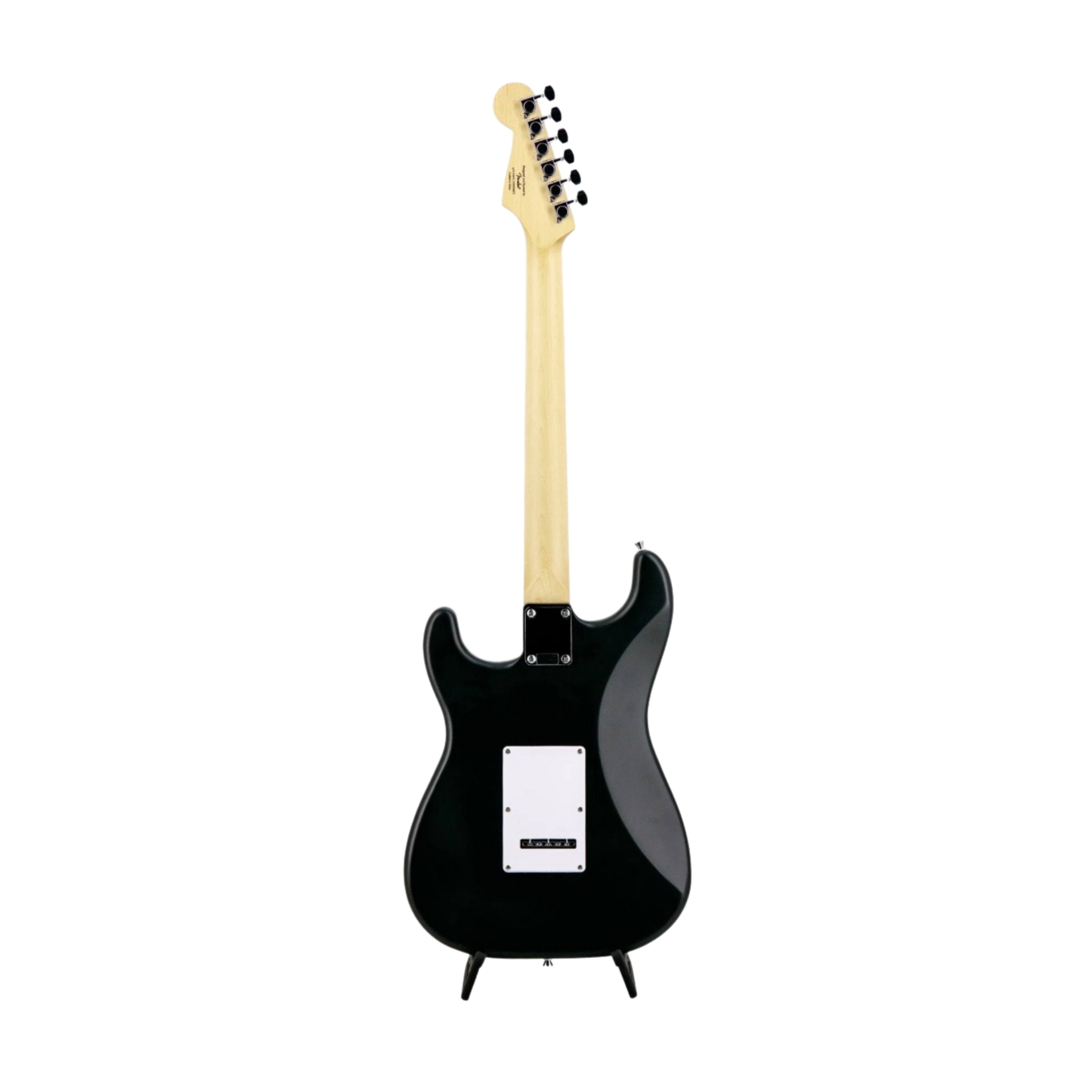 SQUIER Debut Series Stratocaster HSS Electric Guitar, Laurel FB, Black