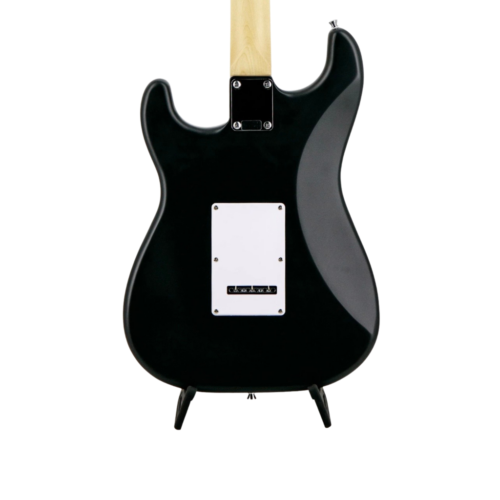SQUIER Debut Series Stratocaster HSS Electric Guitar, Laurel FB, Black