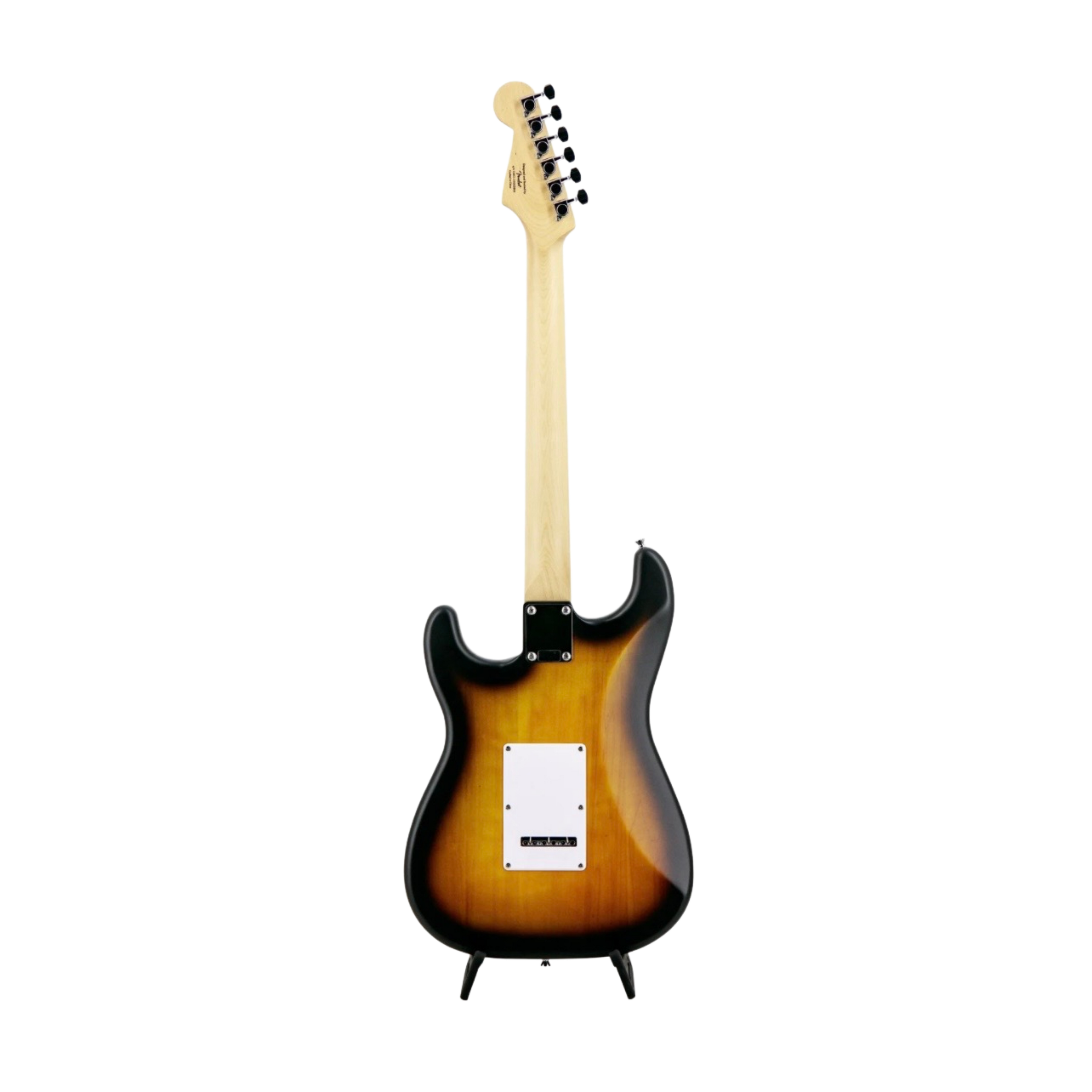 SQUIER Debut Series Stratocaster HSS Electric Guitar, Laurel FB, 2 Tone Sunburst