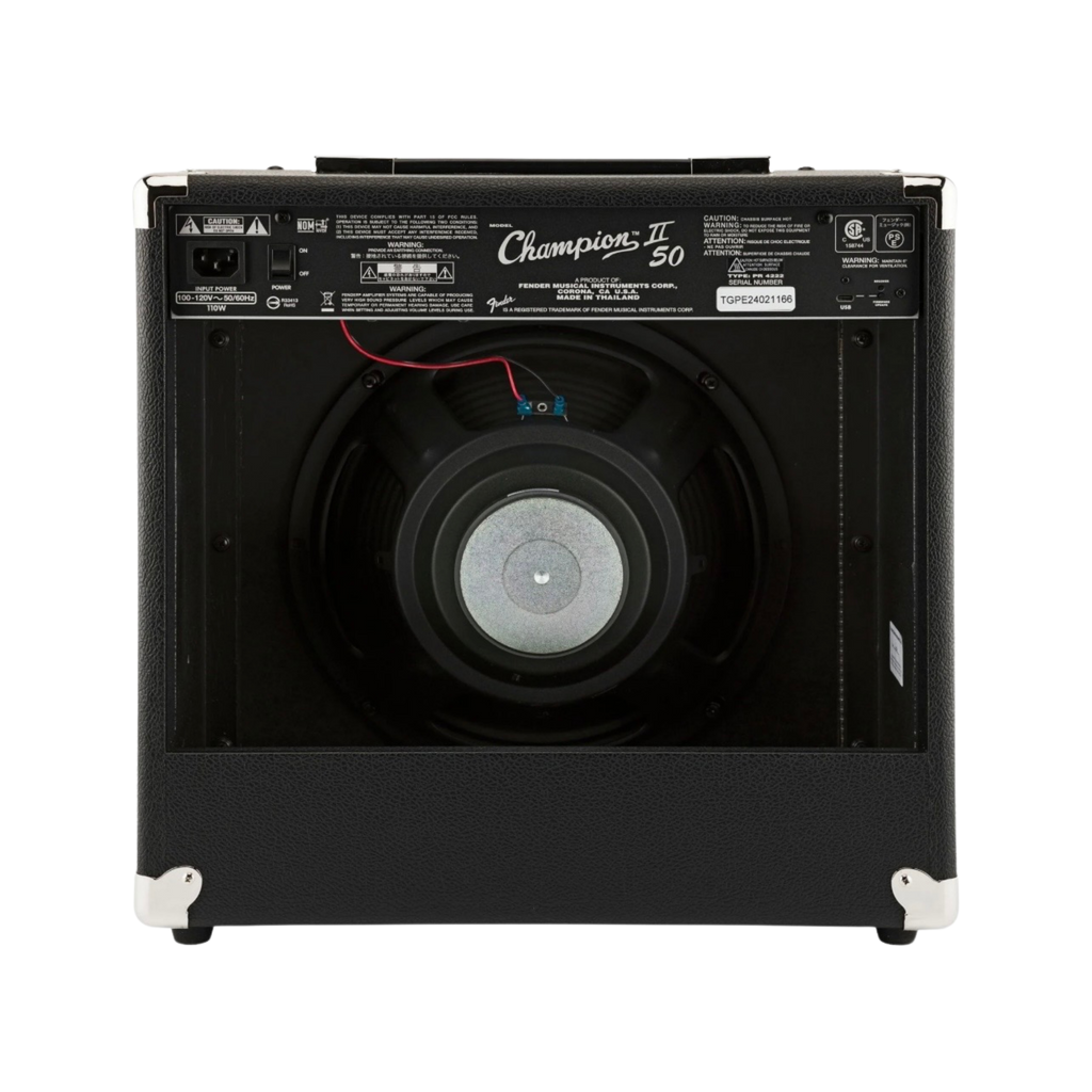 FENDER Champion II 50 Guitar Combo Amplifier, 230V EU