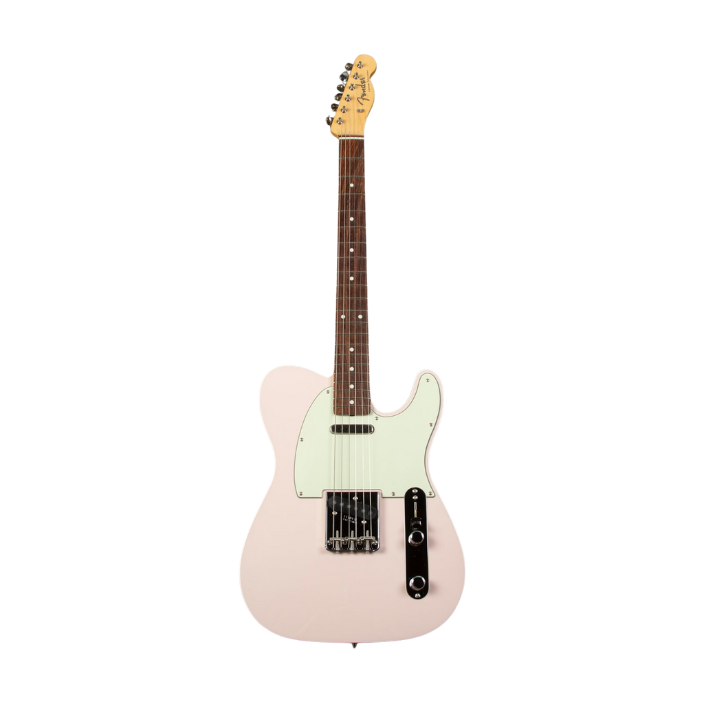 FENDER FSR MIJ Traditional 60s Telecaster Custom Electric Guitar, RW FB, Shell Pink