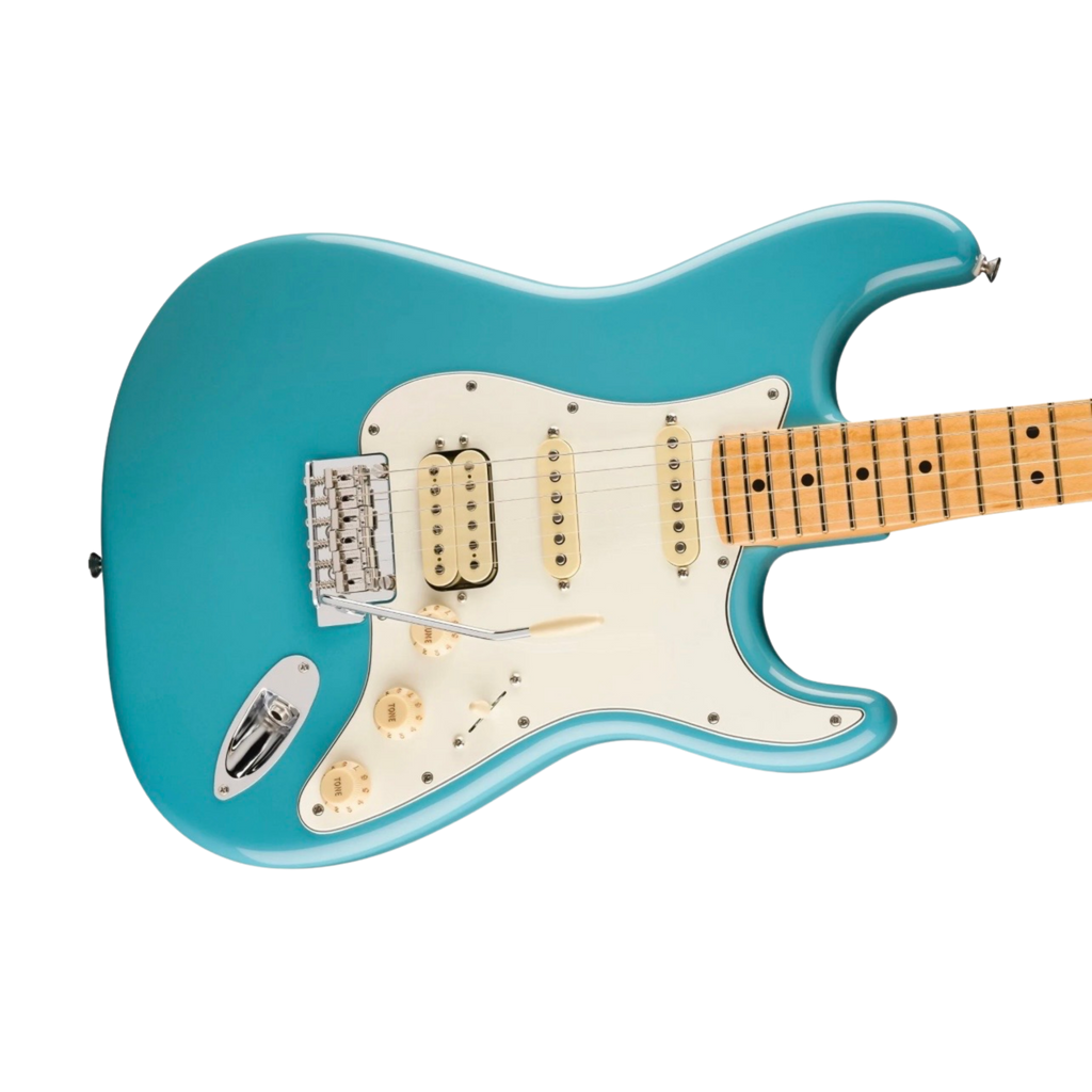FENDER Player II Stratocaster HSS Electric Guitar, Maple FB, Aquatone Blue