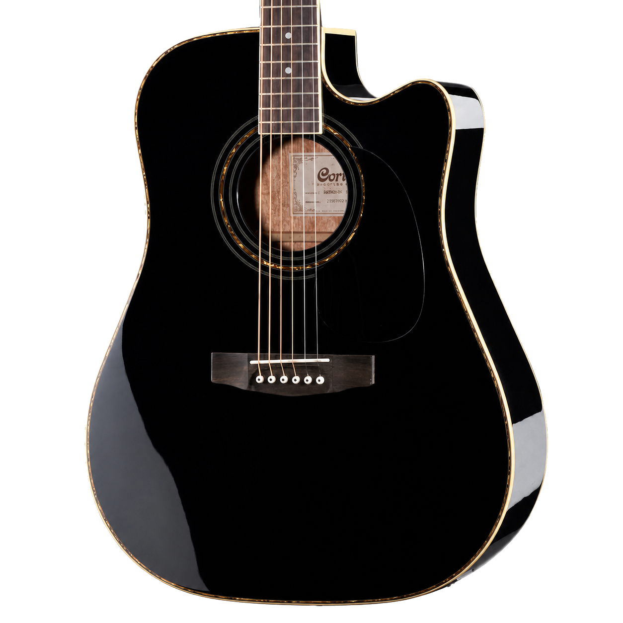 CORT AD 880 CE BK Acoustic Electric Guitar