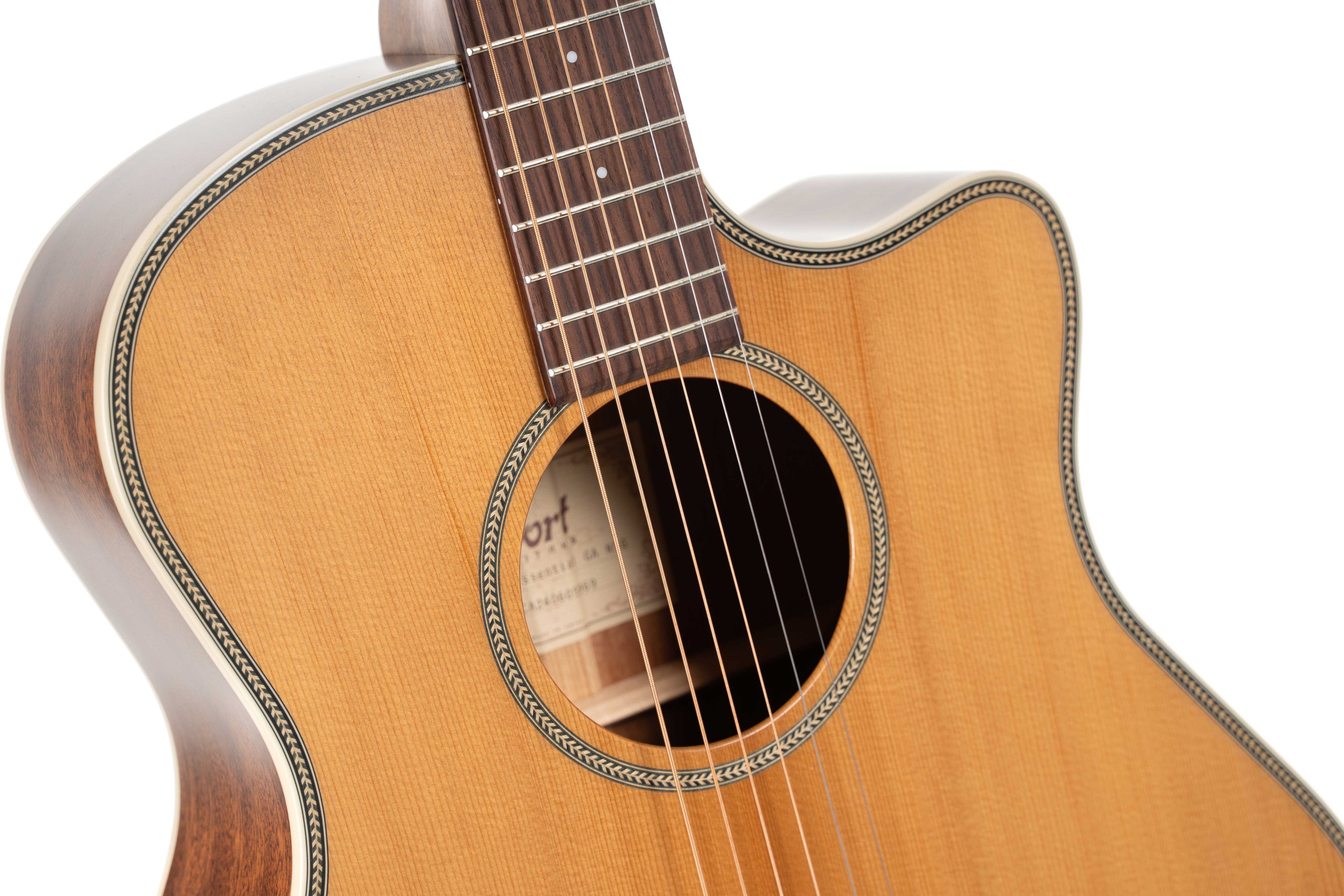 CORT OC-8 NAT Classical Nylon Guitar with Preamp Fishman