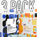 FSTRING A01 E00 Acoustic Electric Guitar Strings – 3 Packs (10-47 / 11-52 / 12-53)