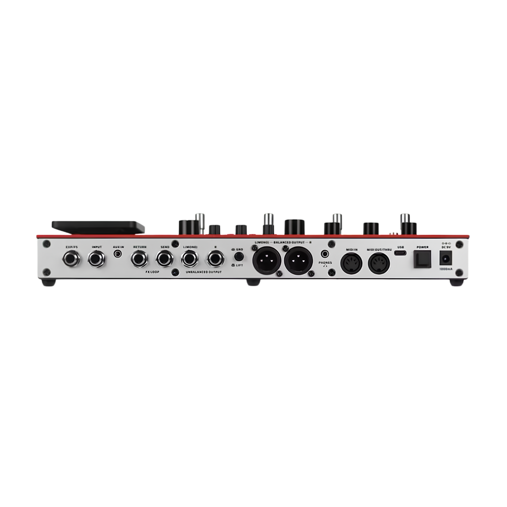 Prosesor Efek Gitar Digital VALETON Multi GP200 Merah