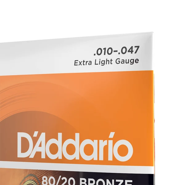 D’ADDARIO Acoustic String 80/20 Bronze EJ10 10-47 Extra Light