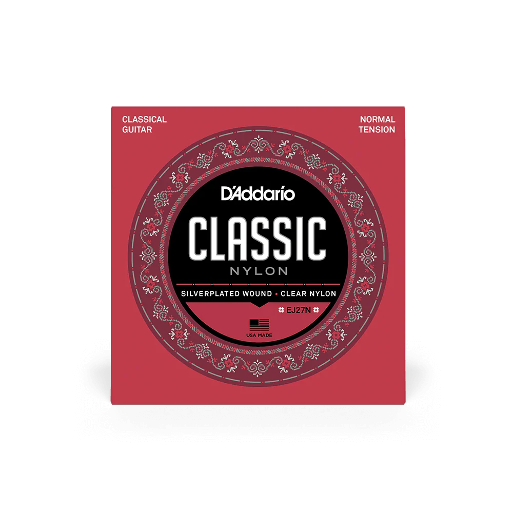 D’ADDARIO NYLON EJ27 N Normal Tension Nylon Student Classical Guitar Strings