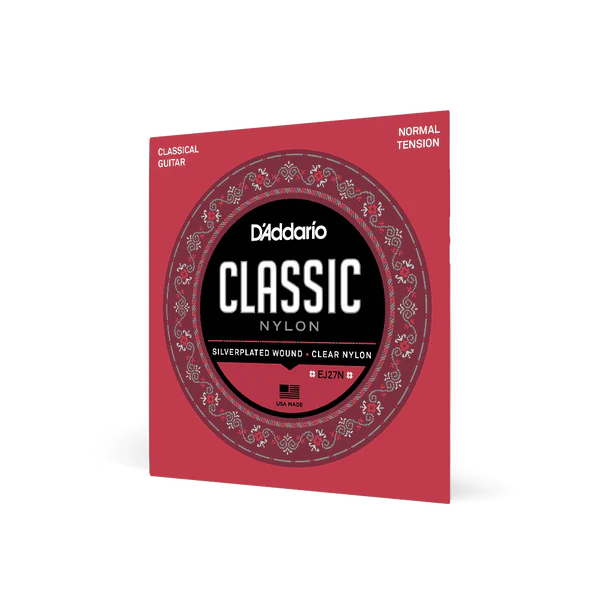 D’ADDARIO NYLON EJ27 N Normal Tension Nylon Student Classical Guitar Strings