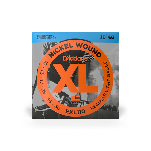 D’ADDARIO XL Nickel Round Wound REGULER EXL 110 10-46 Electric Guitar String
