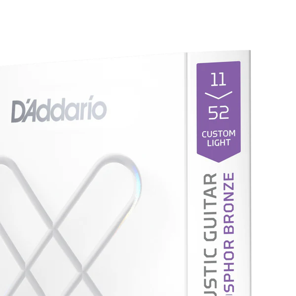 D’ADDARIO Acoustic Coating String XS Phosphor Bronze XSAPB1152 11-52 Custom Light