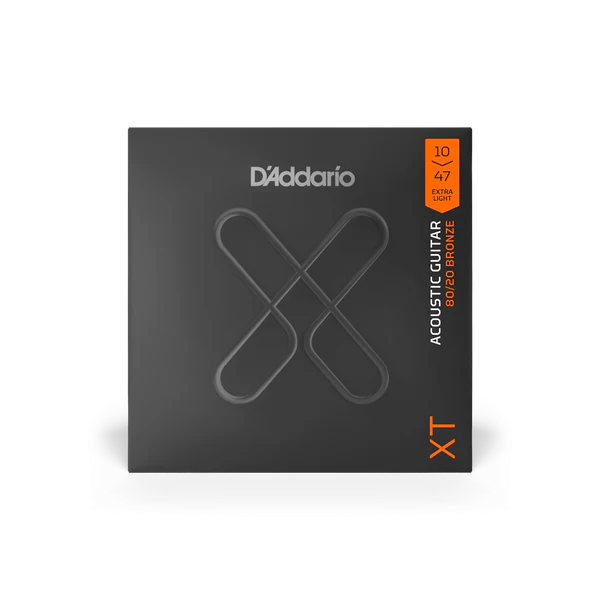 D’ADDARIO Acoustic Coated String XT Bronze 80/20 XTABR1047 10-47 Extra Light