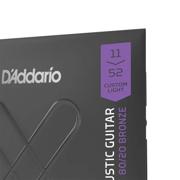 D’ADDARIO Acoustic Coates String XT Bronze 80/20 XTABR1152 11-52 Custom Light